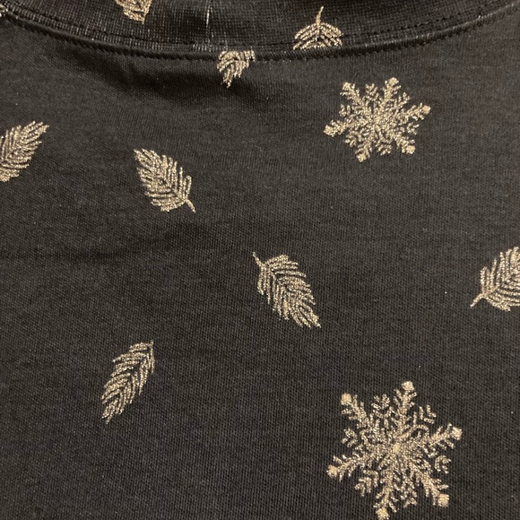 Karen Scott Shirt Top Size 2X Long-Sleeve Turtleneck NEW Snowflakes Winter Fun! - Picture 6 of 9